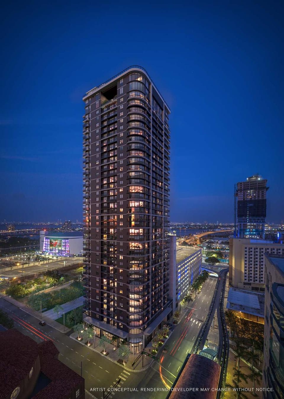 Lux Downtown Studio a Few Steps from Bayfront Park Apartment in Miami