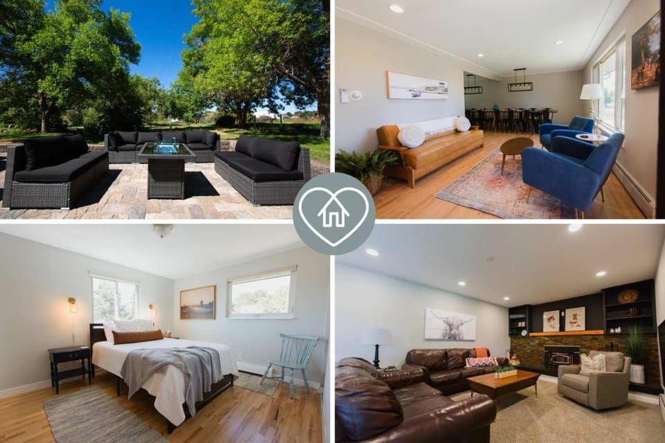 Living room, Bedroom, Garden view