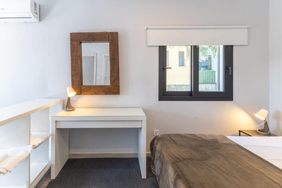 Property building, Living room, Bedroom