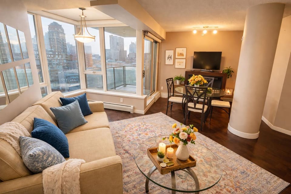 TV and multimedia, Living room, Dining area, Street view