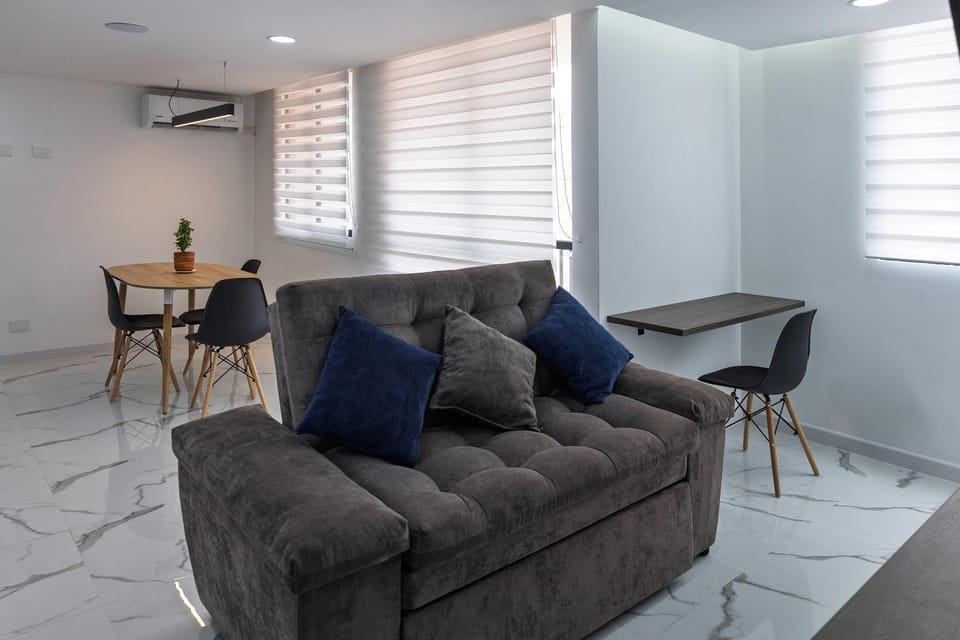 Living room, Seating area, air conditioner