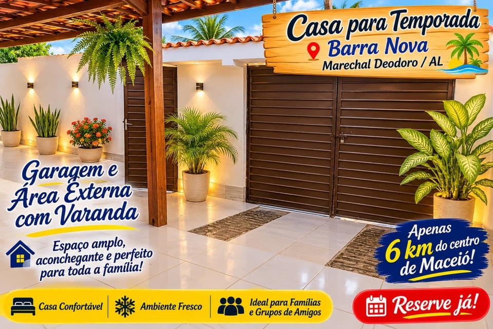 Casa praia de Barra nova 6 km de Maceió House in Marechal Deodoro