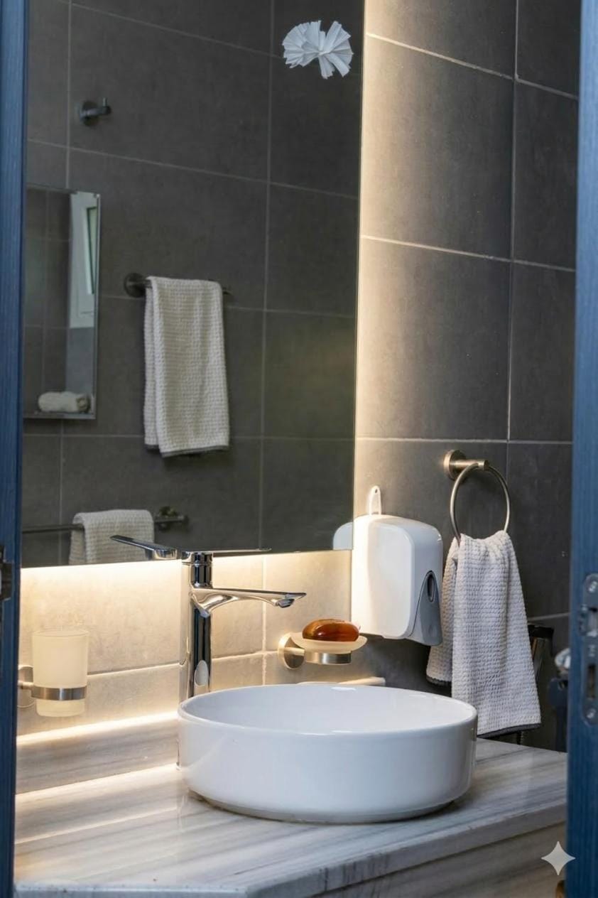 Bathroom, Bath, towels