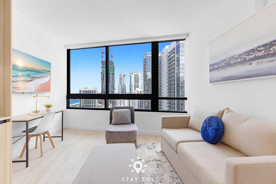 City Vibes with Spa & Gym in Sleek 1BR Retreat Apartment in Miami