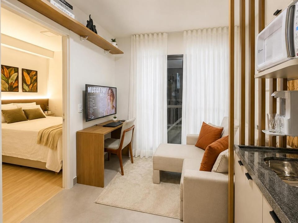 Apto Premium em Pinheiros - Piscina, Academia e Coworking Apartment in Sao Paulo City