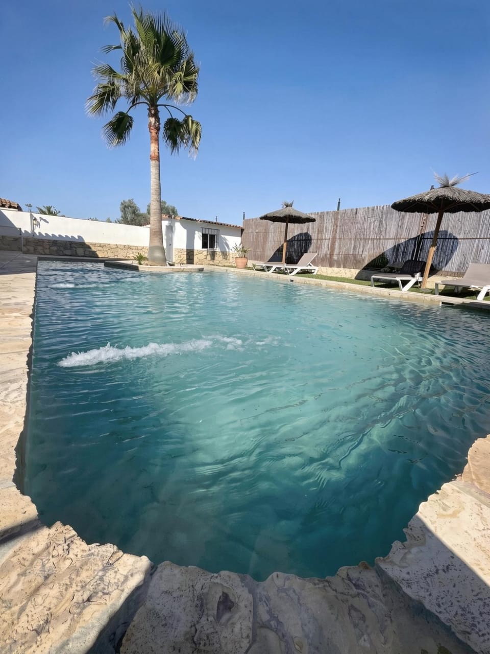 Chalet con piscina privada Lugar tranquilo con Palmeras House in Costa de la Luz