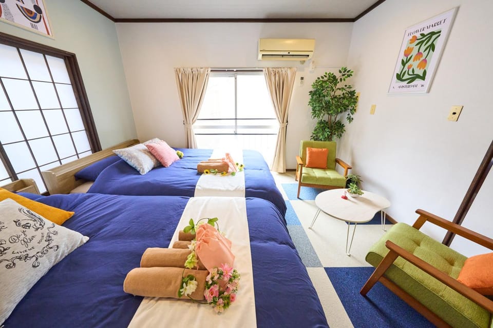 Bed, Bedroom, air conditioner