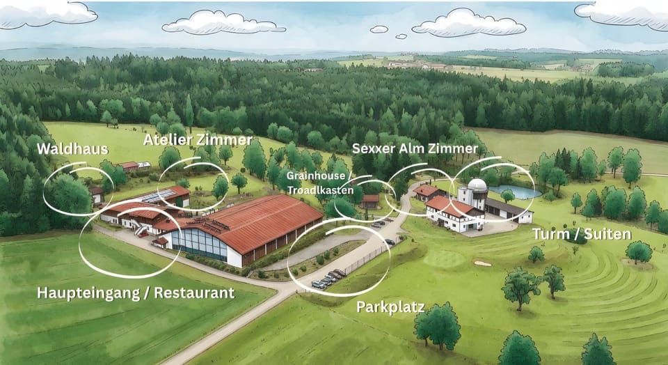 Property building, Bird's eye view