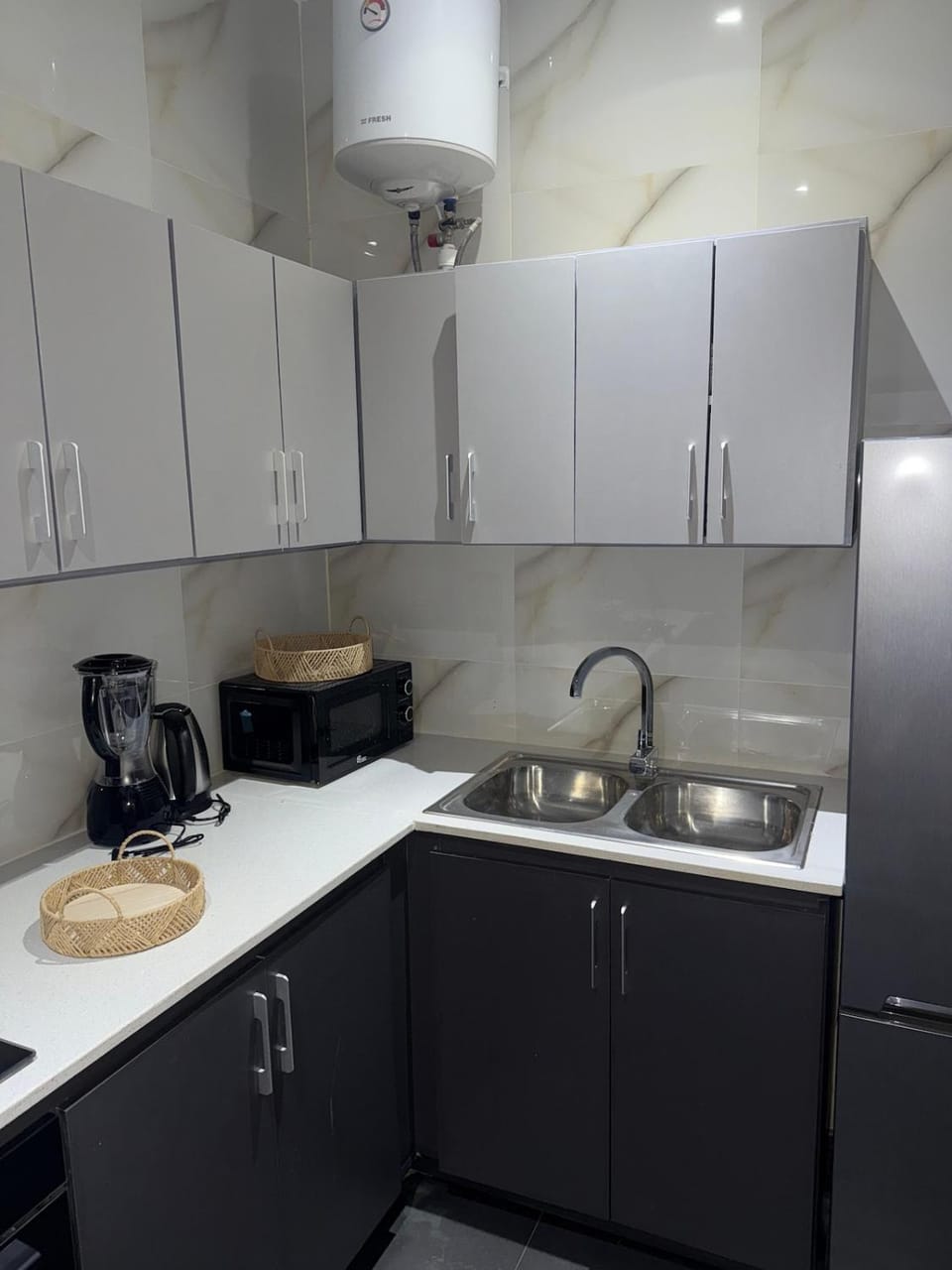 microwave, oven, kitchen