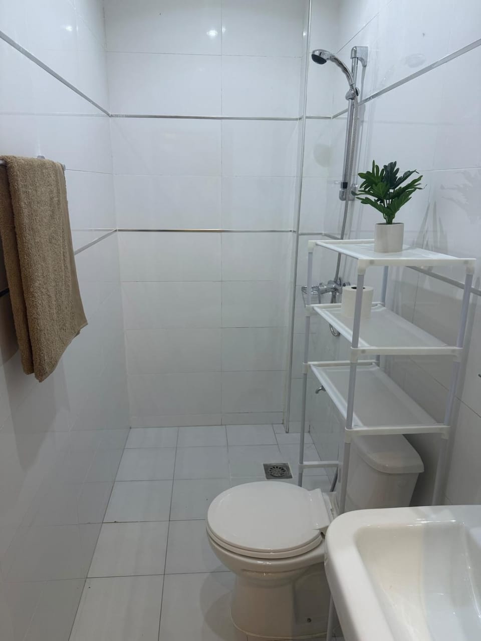 Bathroom, towels