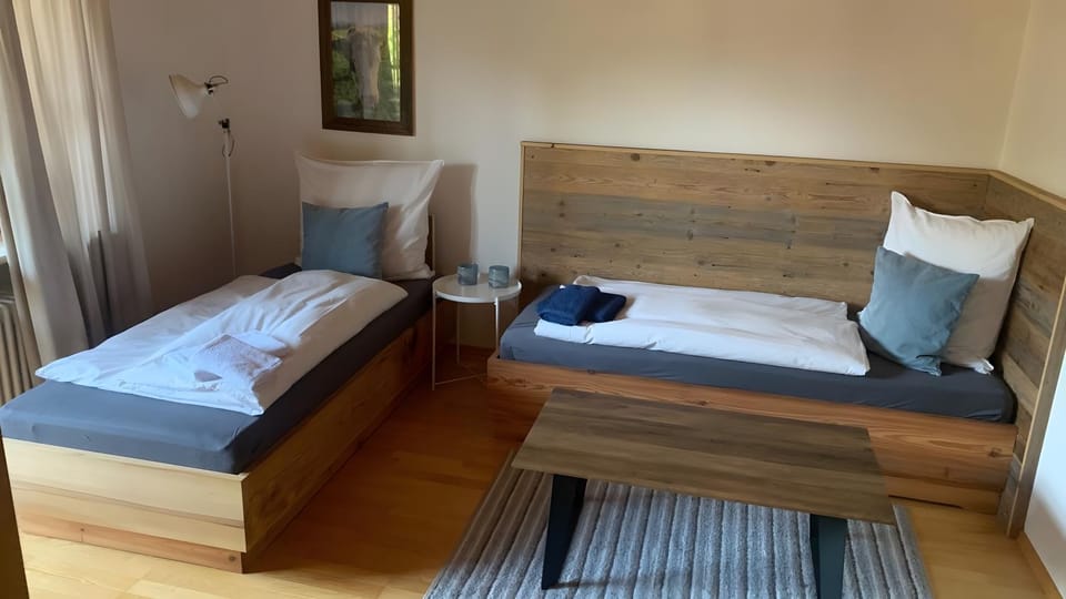 Property building, Living room, Bedroom