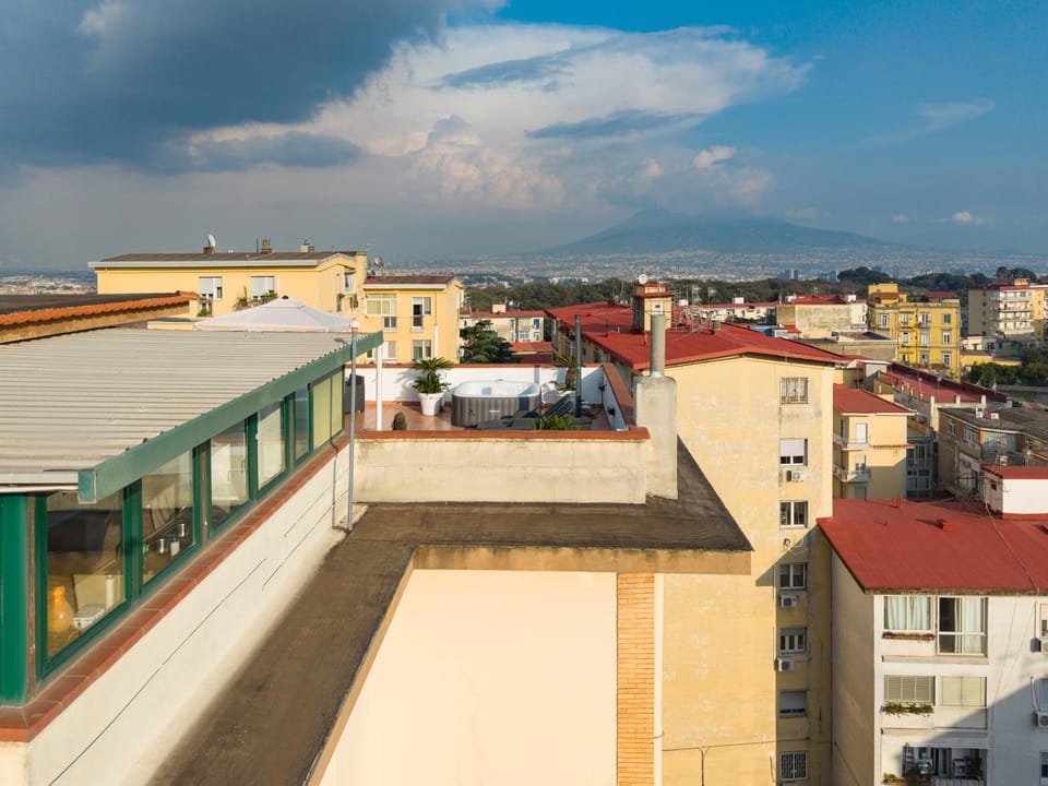 Property building, Day, View (from property/room), Balcony/Terrace, City view