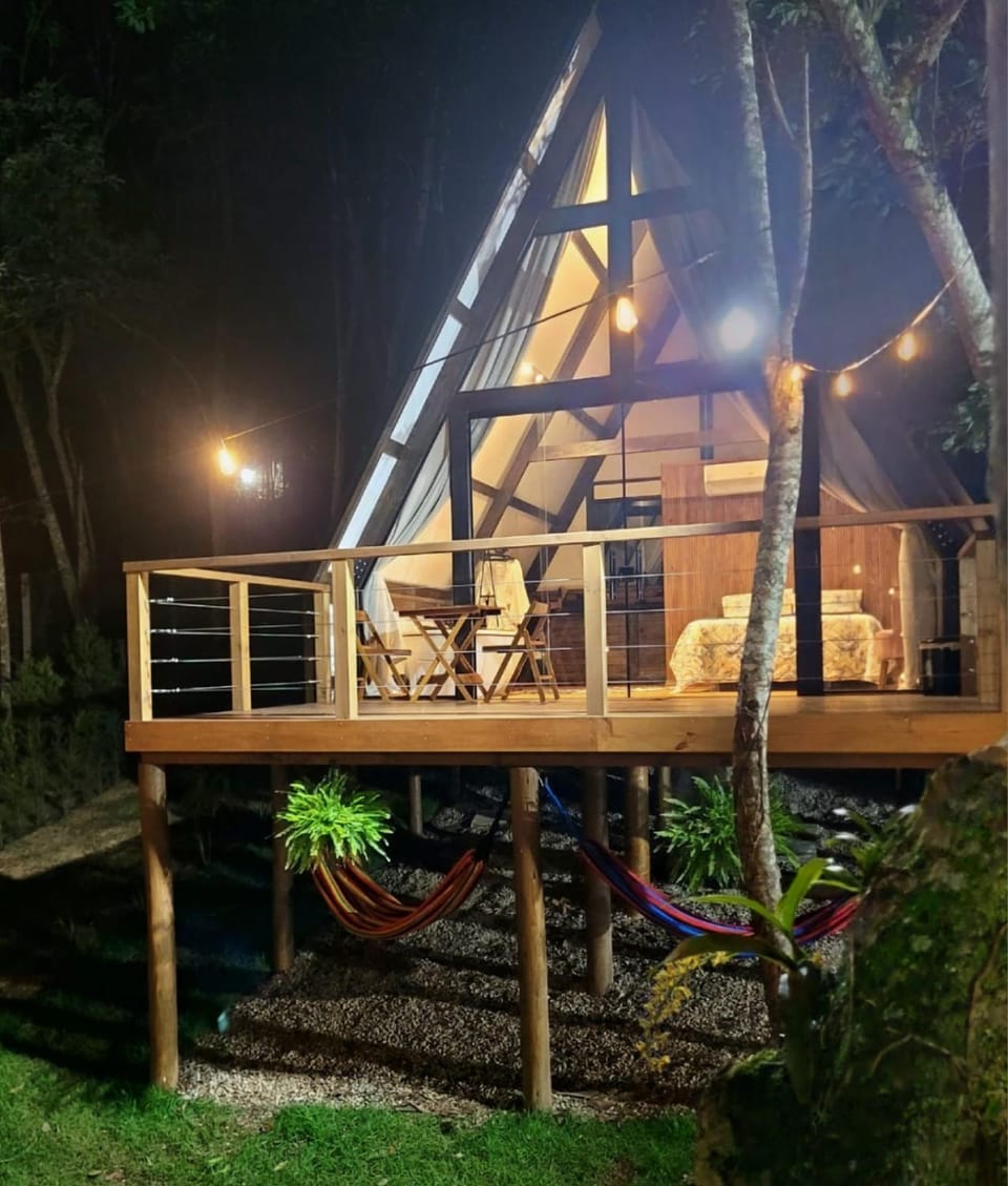 Property building, Night, Balcony/Terrace, Garden view