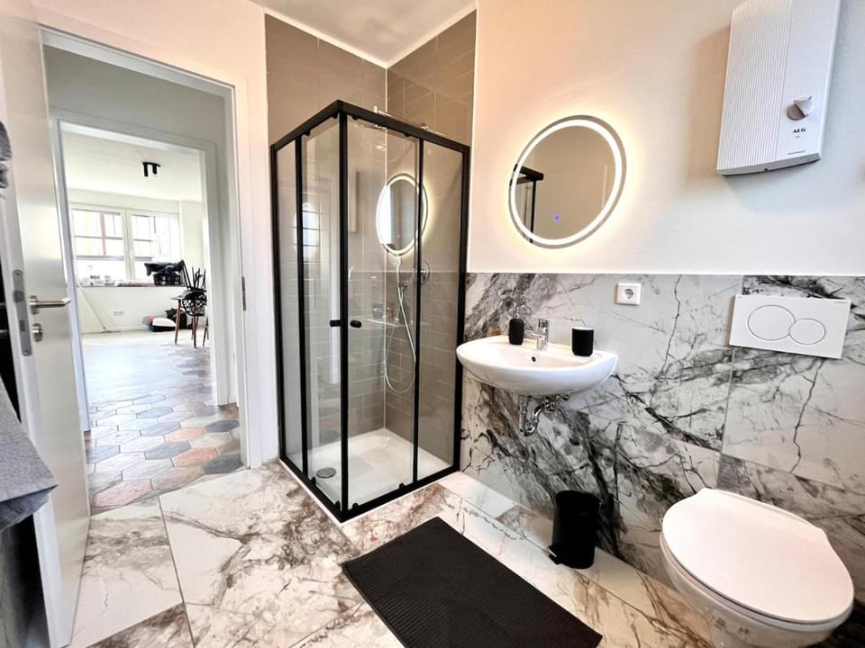 Shower, Bathroom, towels, towels