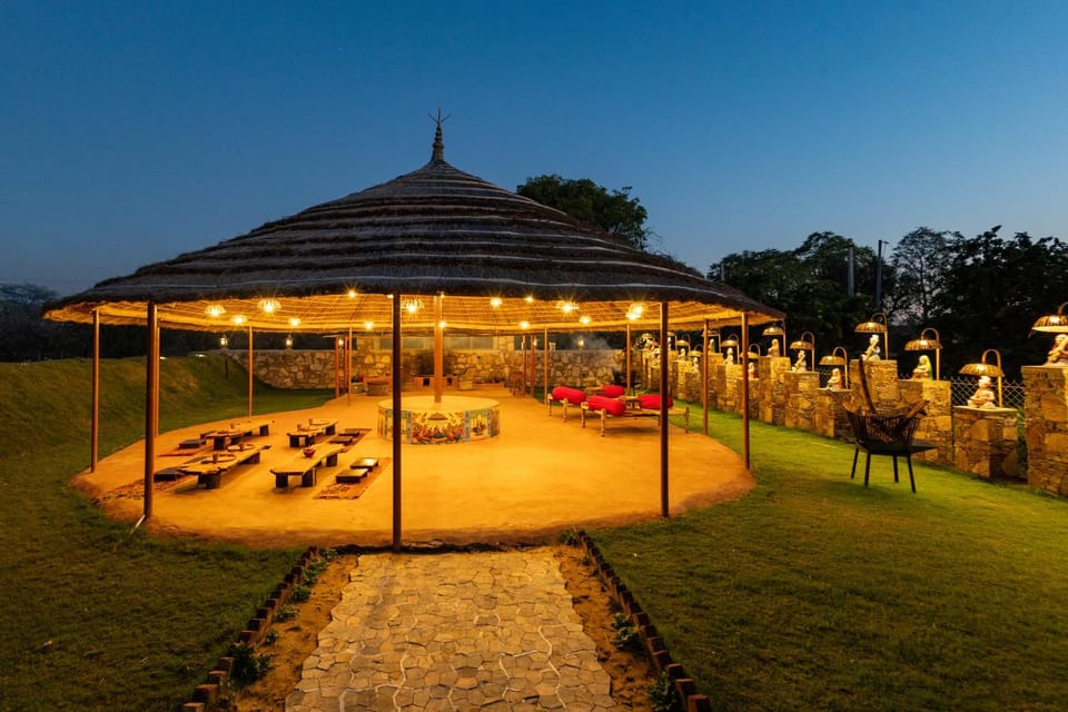 Alaya Stays Krishna Serenity Villa Pet-friendly 7-BHK Farmhouse with Pool, Gazebo and Garden Villa in Rajasthan