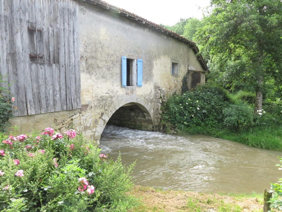 Maison et Moulin à Eau entre 2 rivières dans Parc Animalier House in Nouvelle-Aquitaine