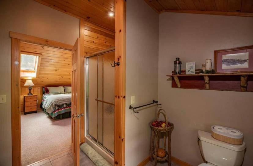 Mountain getaway overlooking Lake Christopher Chalet in Woodstock