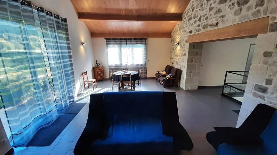 Property building, Living room, Swimming pool