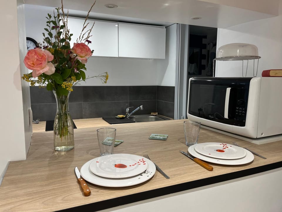 Kitchen or kitchenette, Dining area