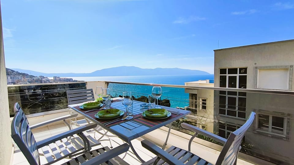 Property building, Day, View (from property/room), Balcony/Terrace, Sea view