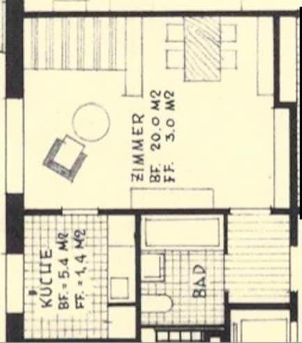 Big studio city center, quite - Marble 4 Apartment in Zurich City