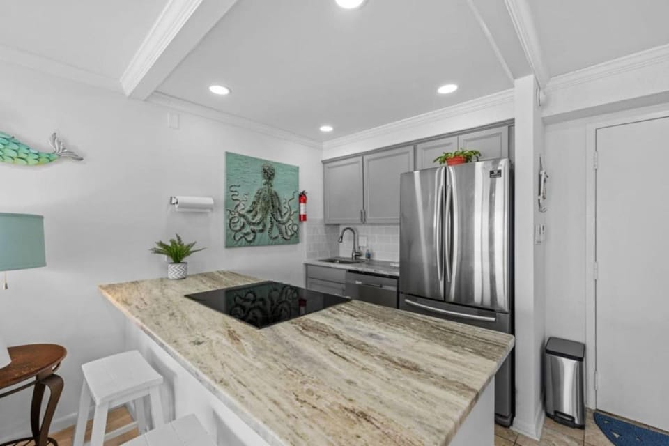 Oceanfront Beach Condo, Pool, Gym, Fishing Surfing House in Dam Neck
