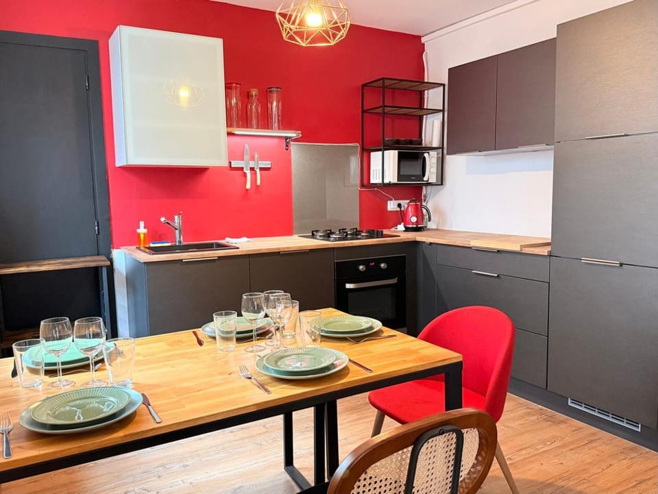 L'Atelier Flachet · Parking gratuit, climatisé, balcon Apartment in Villeurbanne