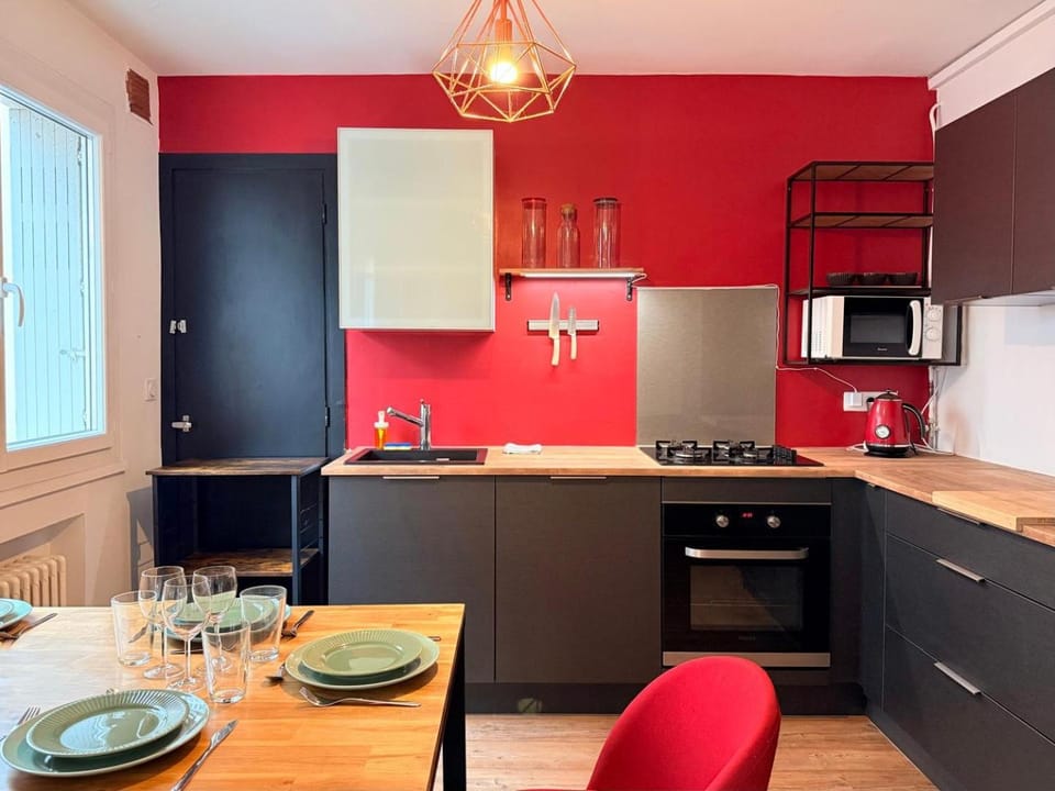L'Atelier Flachet · Parking gratuit, climatisé, balcon Apartment in Villeurbanne