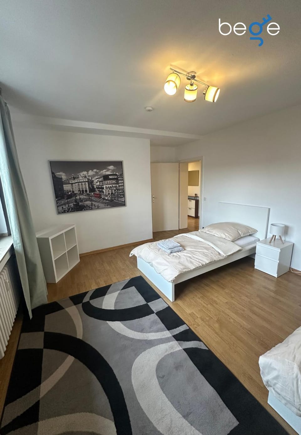 Bed, Photo of the whole room, Bedroom, heating, internet, towels