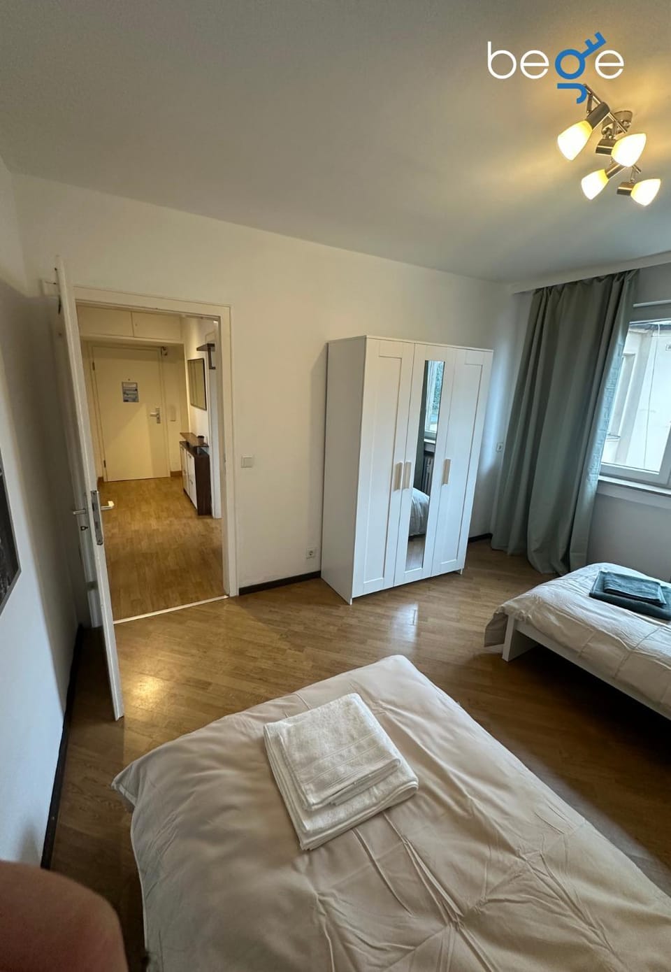 Photo of the whole room, Bedroom, heating, internet, towels