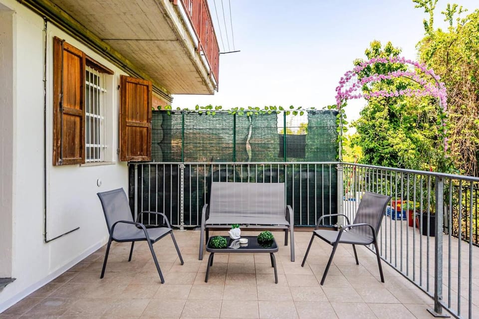 Property building, Balcony/Terrace, Sunset