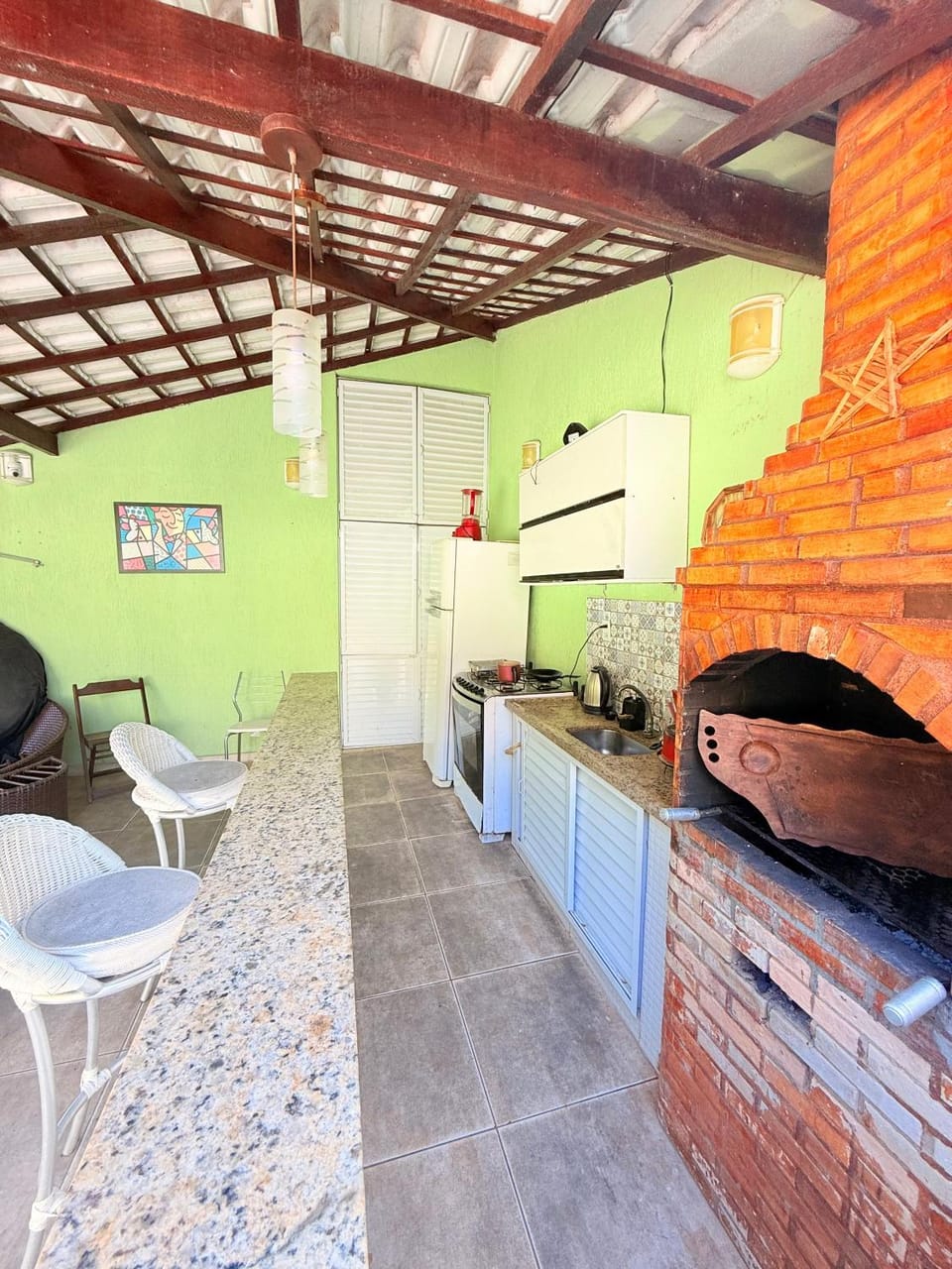 BBQ facilities, Kitchen or kitchenette, Dining area