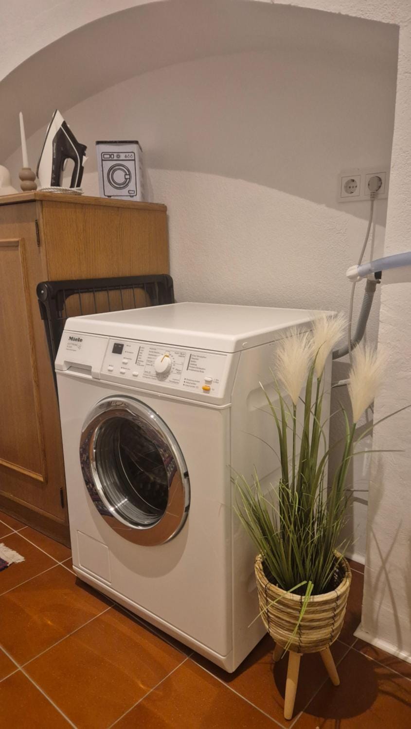 flat iron, laundry, washing machine