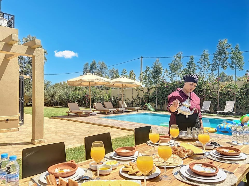 Private Villa Ourika Km20 Marrakech Heated Pool Dual Rooftop Atlas View - Ourika Villa in Marrakesh-Safi