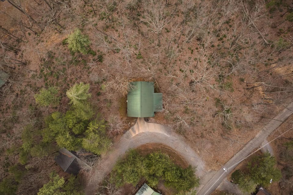 Property building, Natural landscape, Bird's eye view