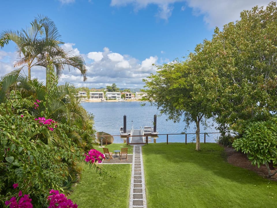 Garden, River view