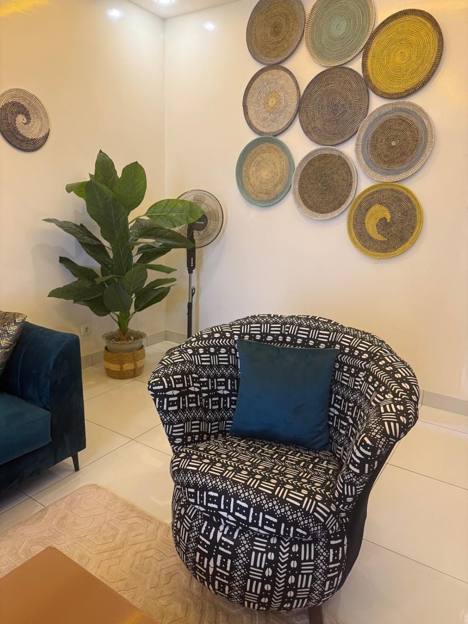 Decorative detail, Seating area