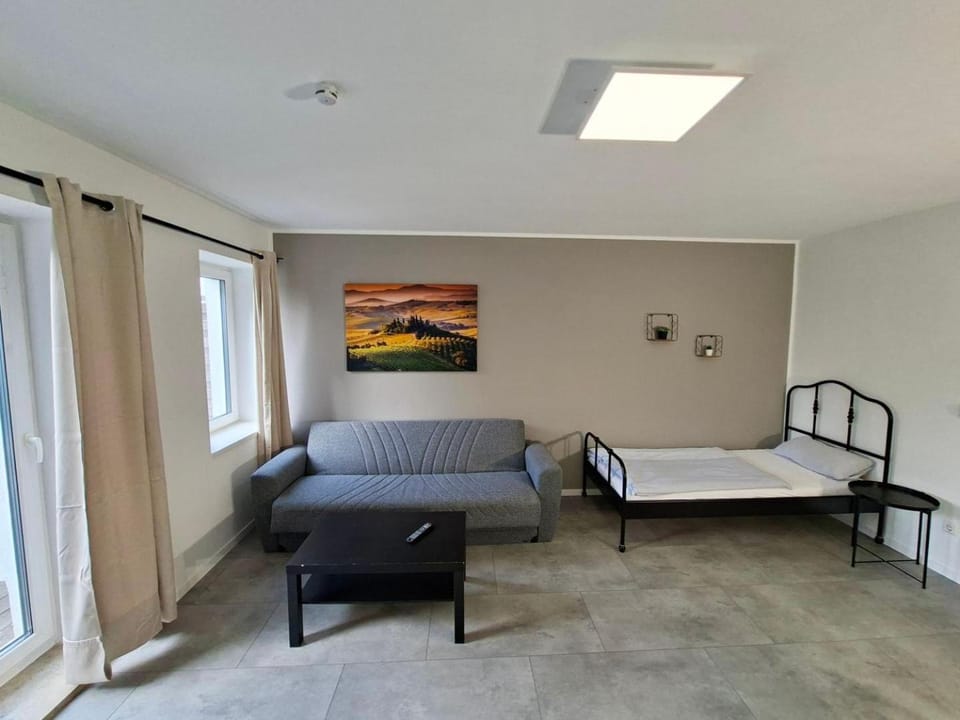 Bed, Balcony/Terrace, Seating area
