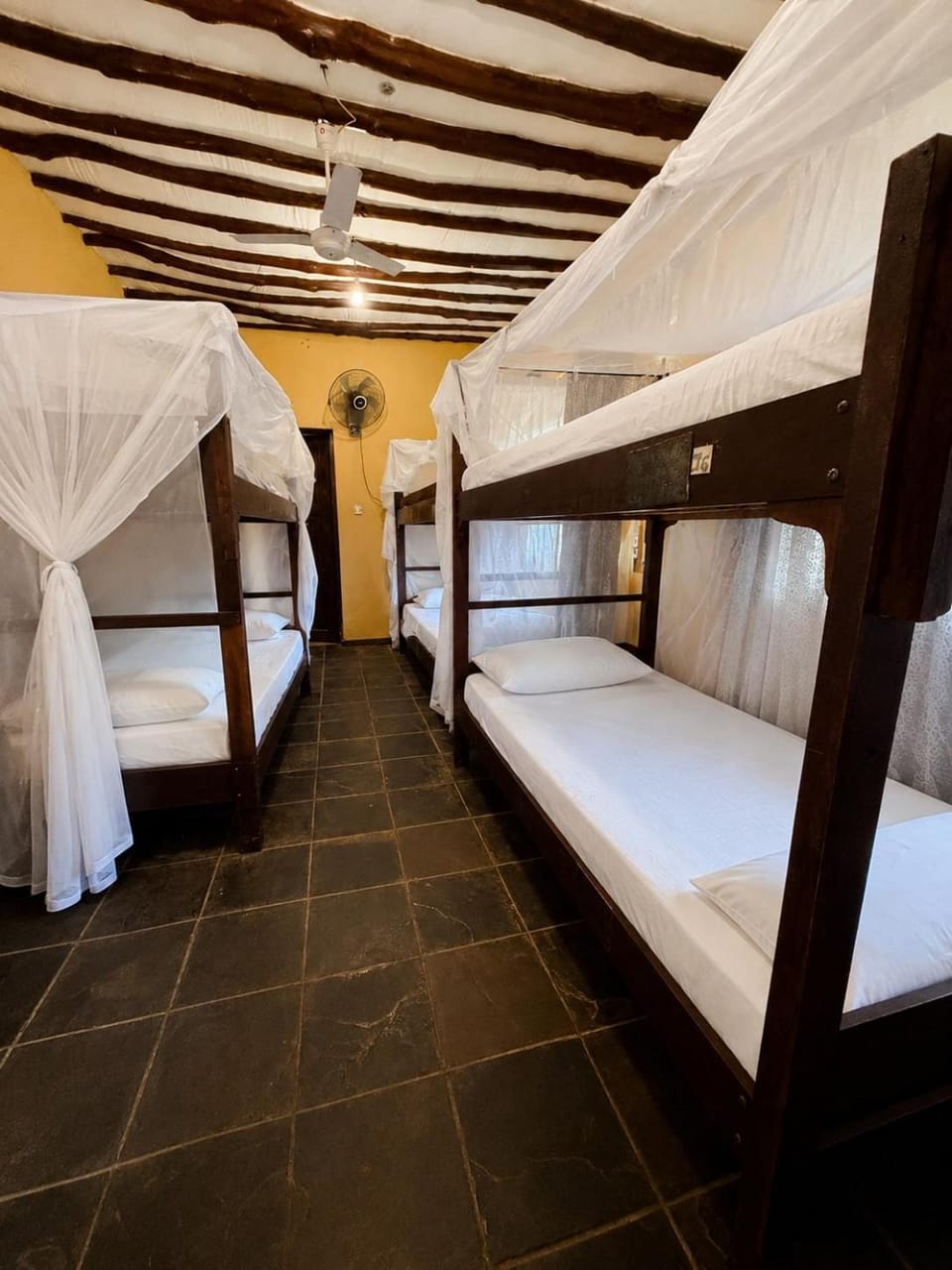 Photo of the whole room, bunk bed