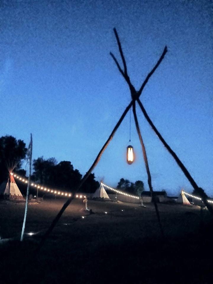 Authentic Sioux-Style Tipi Campground with Shared Kitchen Near Campbellsville and Green River Lake, Kentucky House in Kentucky