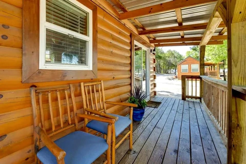 Classic Cabin Getaway with Loft, Fire Pit & Pool Access in Branson, Missouri Cabin in Indian Point