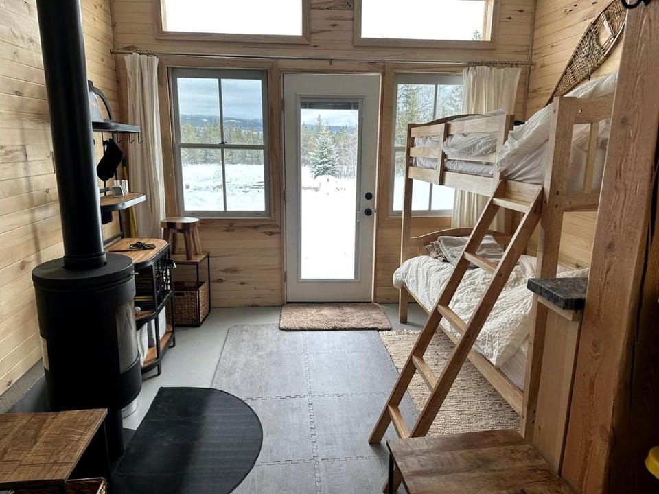Secluded Off-Grid Cabin with Glacier Park Views and Wall Tents near Polebridge, Montana Cabin in Glacier National Park