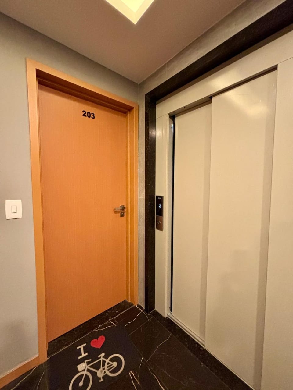 Property building, elevator