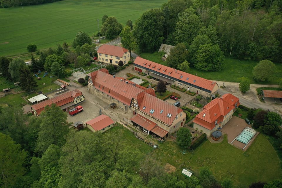 Bird's eye view, Swimming pool