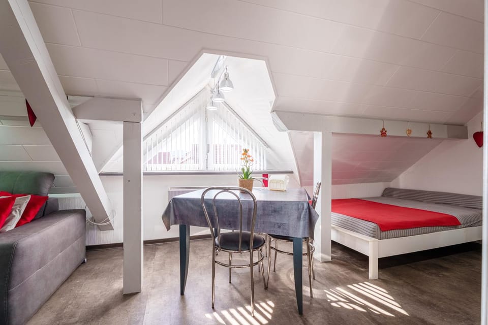 Property building, Living room, Bedroom