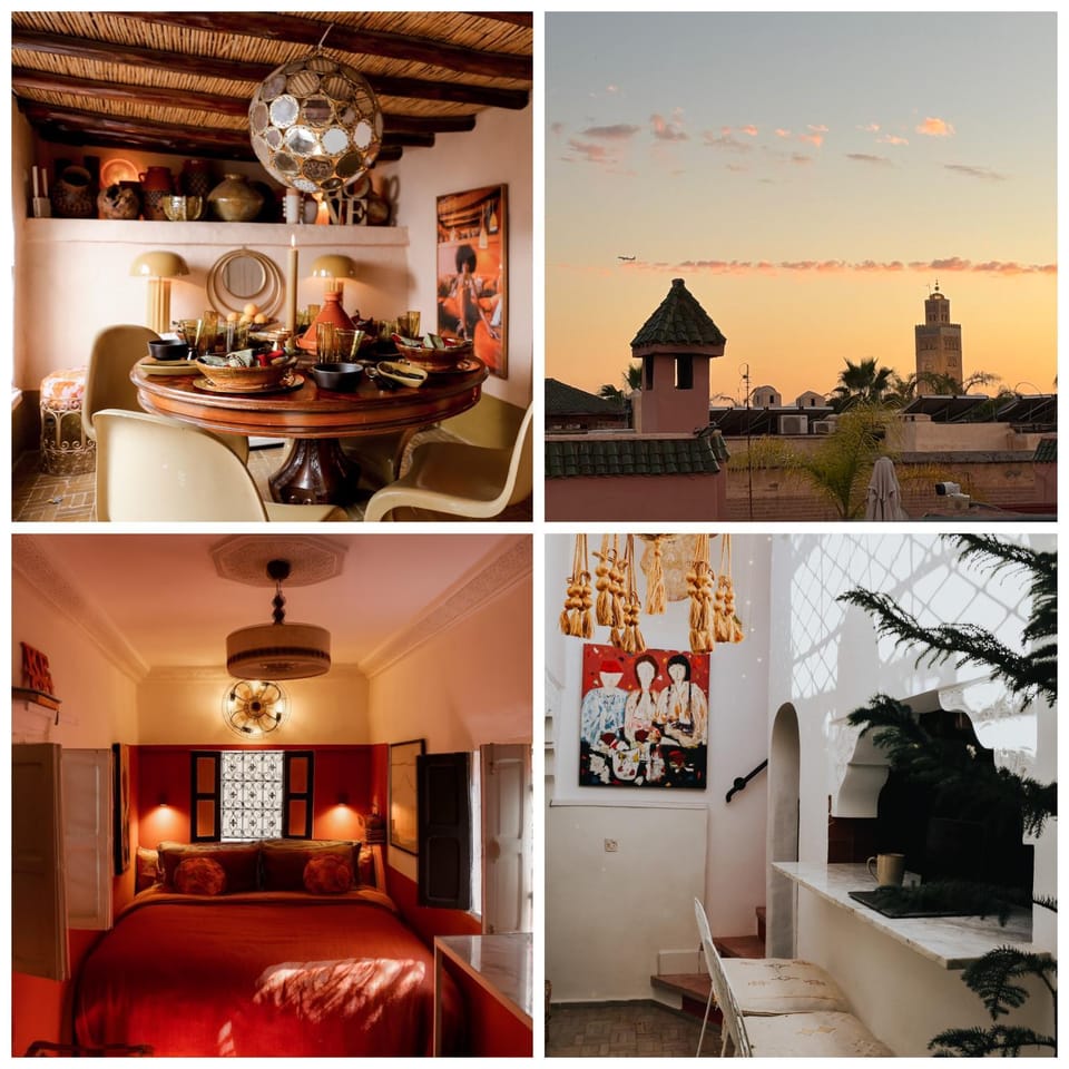 Dar Rafiqa - 3 bedroom Petit Riad - Secret Garden Self Catering in Mouassine area Marrakech Medina House in Marrakesh