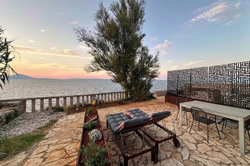 Patio, Natural landscape, View (from property/room), Beach, Sea view