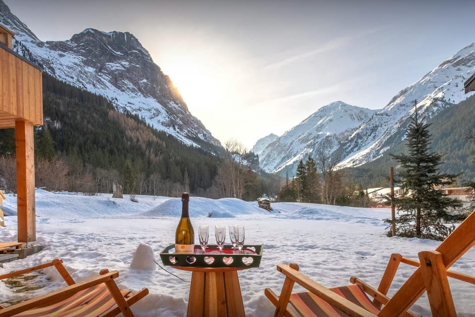 Day, Natural landscape, Winter, Mountain view