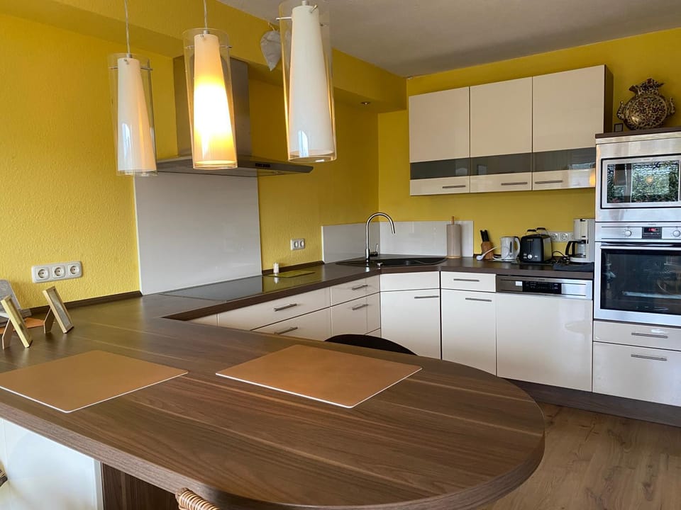 Kitchen or kitchenette, dishwasher, oven, stove, toaster