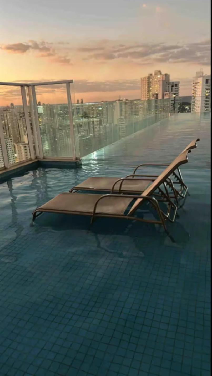 Flat Moderno Piscina Infinita Cobertura 504t Apartment in Goiania